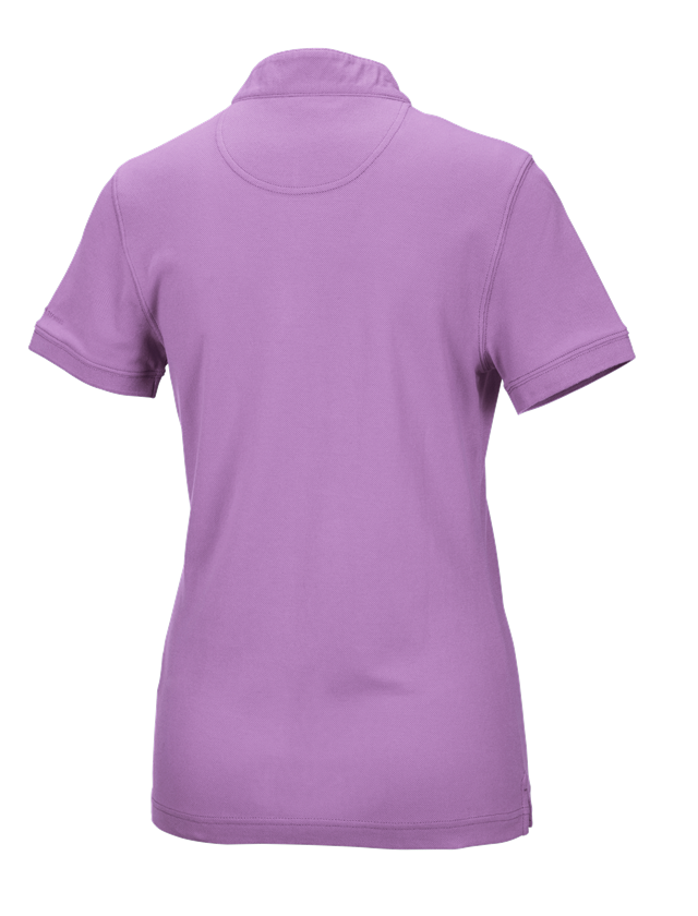 Shirts, Pullover & more: e.s. Polo shirt cotton Mandarin, ladies' + lavender 1