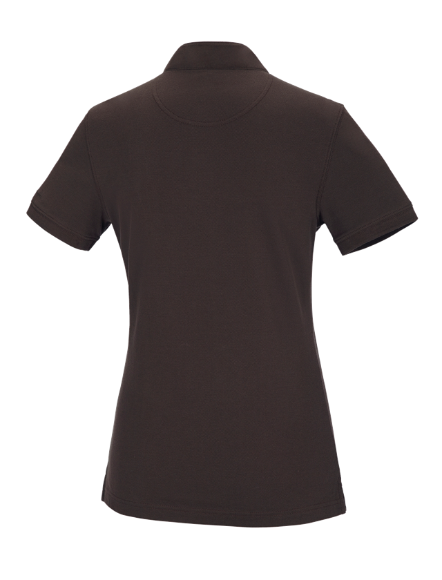 Shirts, Pullover & more: e.s. Polo shirt cotton Mandarin, ladies' + chestnut 1
