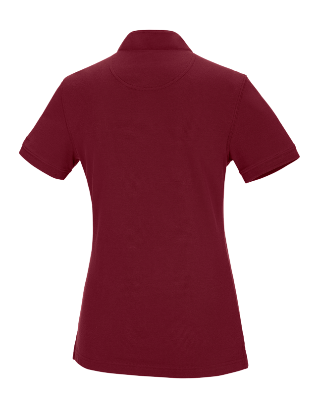 Shirts, Pullover & more: e.s. Polo shirt cotton Mandarin, ladies' + ruby 1