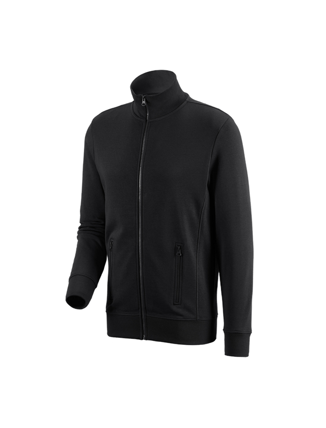 Shirts, Pullover & more: e.s. Sweat jacket poly cotton + black 2