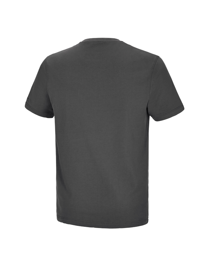 Shirts, Pullover & more: e.s. T-shirt cotton stretch Pocket + anthracite 1