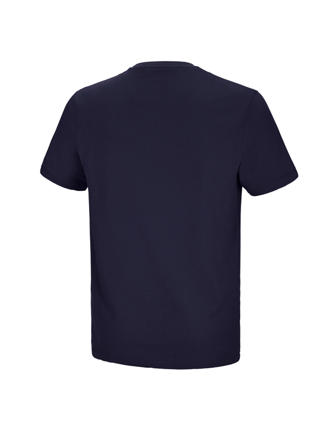 Shirts, Pullover & more: e.s. T-shirt cotton stretch Pocket + navy 3