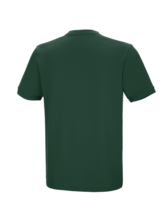 Themen: e.s. T-Shirt cotton stretch V-Neck + grün 1