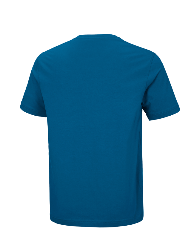 Shirts & Co.: e.s. T-Shirt cotton stretch V-Neck + atoll 1