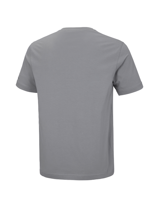 Shirts, Pullover & more: e.s. T-shirt cotton stretch V-Neck + platinum 3