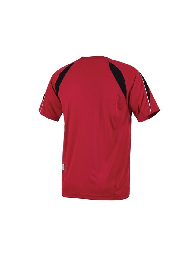 Shirts, Pullover & more: e.s. Functional T-shirt poly Silverfresh + red/black 2
