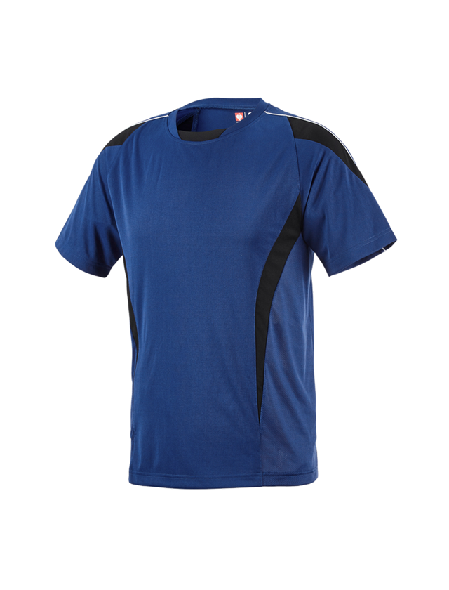 Shirts, Pullover & more: e.s. Functional T-shirt poly Silverfresh + royal/black 1