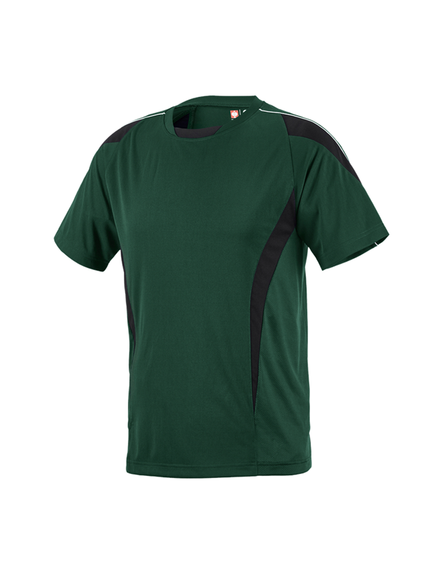 Shirts, Pullover & more: e.s. Functional T-shirt poly Silverfresh + green/black 2