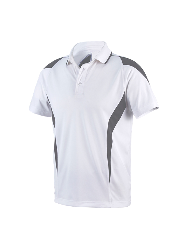 Shirts, Pullover & more: e.s. Functional polo-shirt poly Silverfresh + white/cement 2