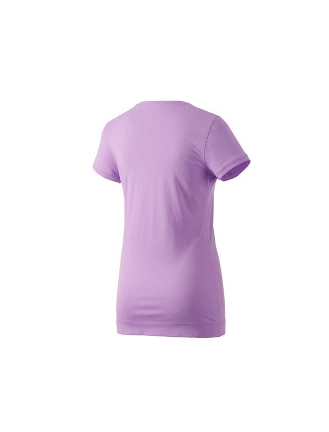 Shirts & Co.: e.s. Long-Shirt cotton, Damen + lavendel 1