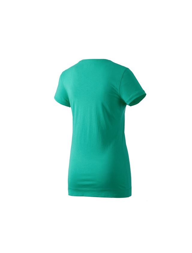 Shirts, Pullover & more: e.s. Long shirt cotton, ladies' + lagoon 1