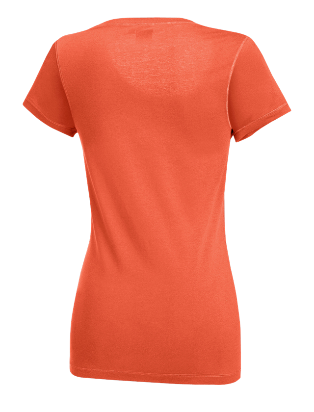 Shirts & Co.: e.s. Long-Shirt cotton, Damen + nektarine 1