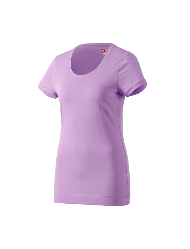 Shirts & Co.: e.s. Long-Shirt cotton, Damen + lavendel