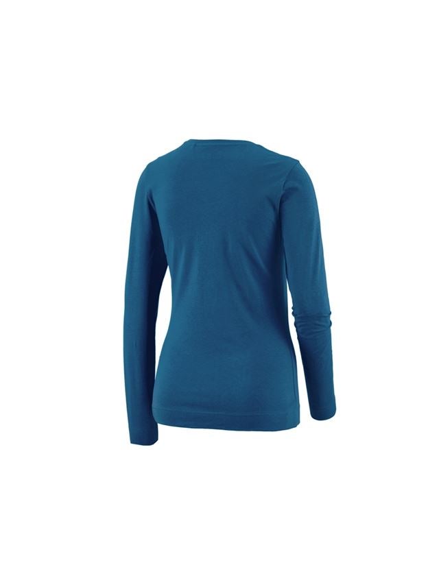 Shirts, Pullover & more: e.s. Long sleeve cotton stretch, ladies' + atoll 1