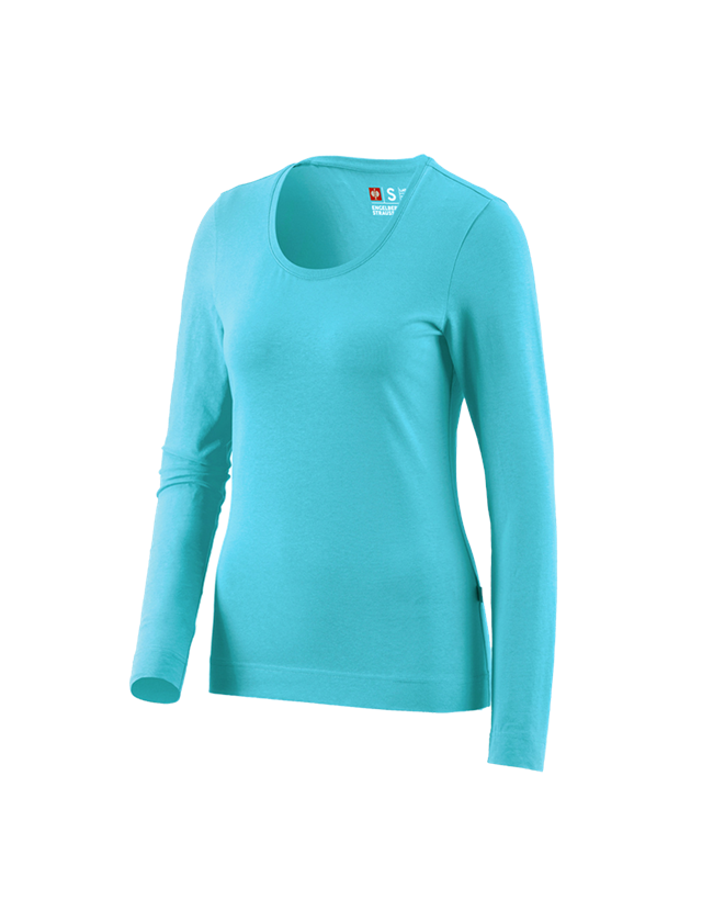 Shirts, Pullover & more: e.s. Long sleeve cotton stretch, ladies' + capri