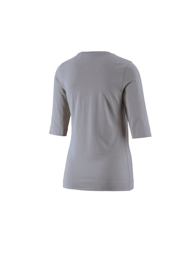 Shirts, Pullover & more: e.s. Shirt 3/4 sleeve cotton stretch, ladies' + platinum 1