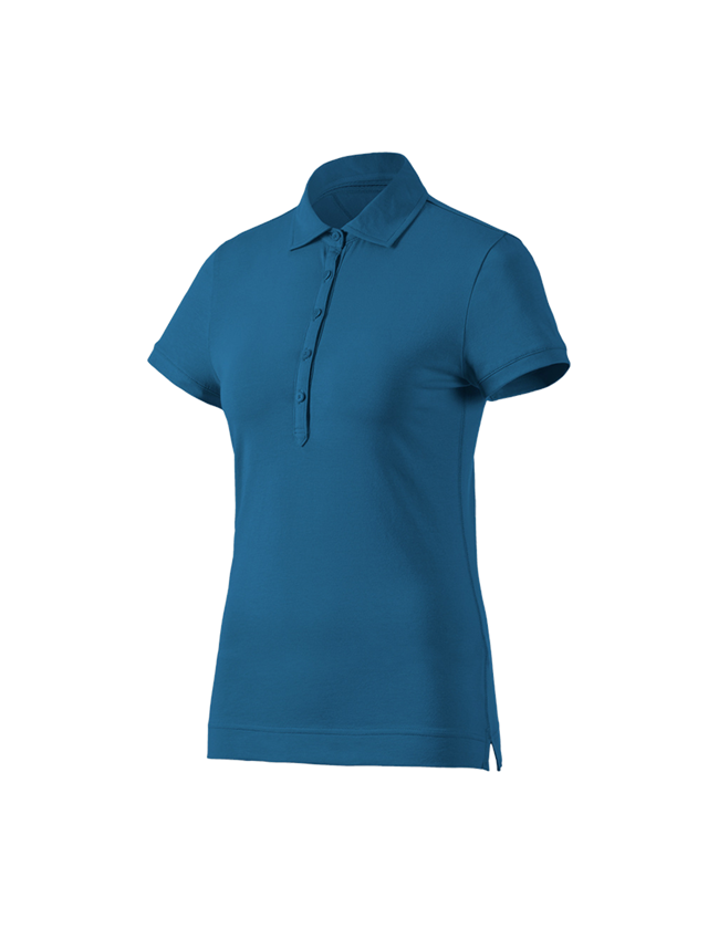 Shirts, Pullover & more: e.s. Polo shirt cotton stretch, ladies' + atoll