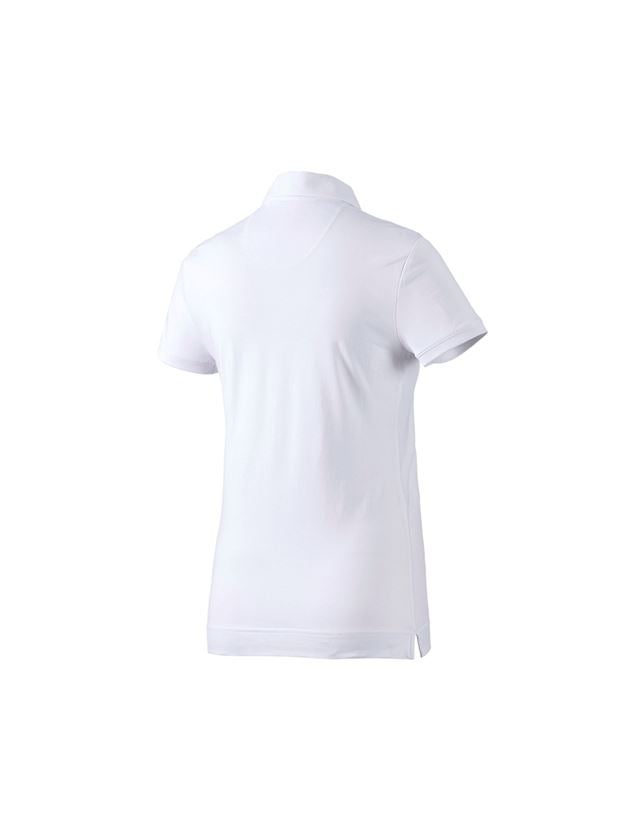 Galabau / Forst- und Landwirtschaft: e.s. Polo-Shirt cotton stretch, Damen + weiß 1