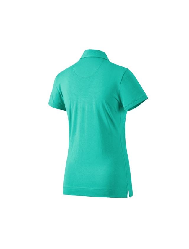 Shirts, Pullover & more: e.s. Polo shirt cotton stretch, ladies' + lagoon 1