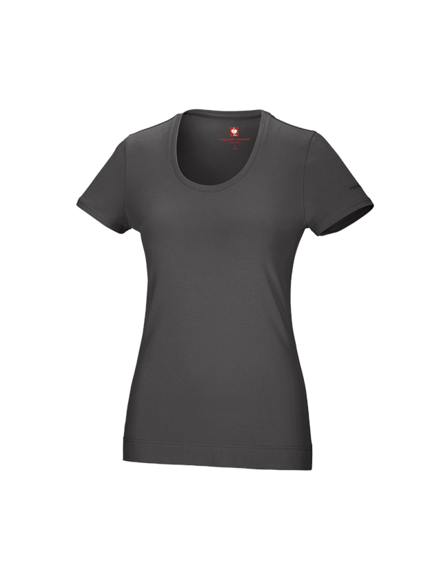 Shirts, Pullover & more: e.s. T-shirt cotton stretch, ladies' + anthracite 3