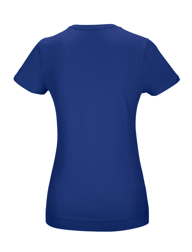 Shirts, Pullover & more: e.s. T-shirt cotton stretch, ladies' + royal 3