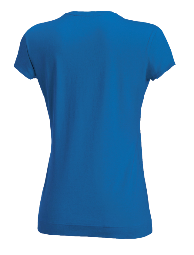Shirts, Pullover & more: e.s. T-shirt cotton stretch, ladies' + gentian blue 4