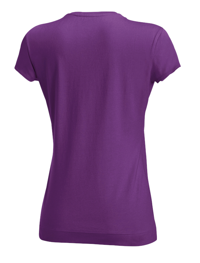 Shirts, Pullover & more: e.s. T-shirt cotton stretch, ladies' + violet 2