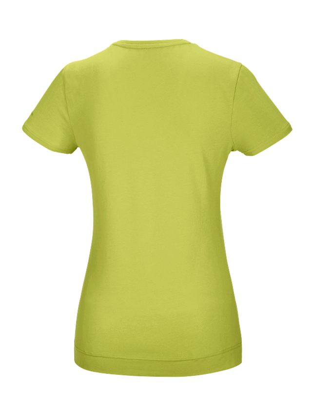 Themen: e.s. T-Shirt cotton stretch, Damen + maigrün 2