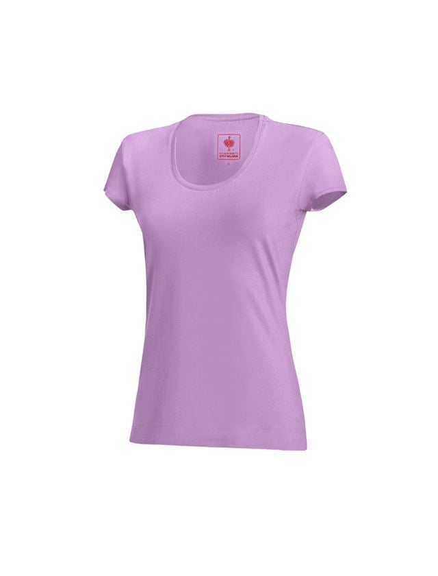 Shirts, Pullover & more: e.s. T-shirt cotton stretch, ladies' + lavender 1