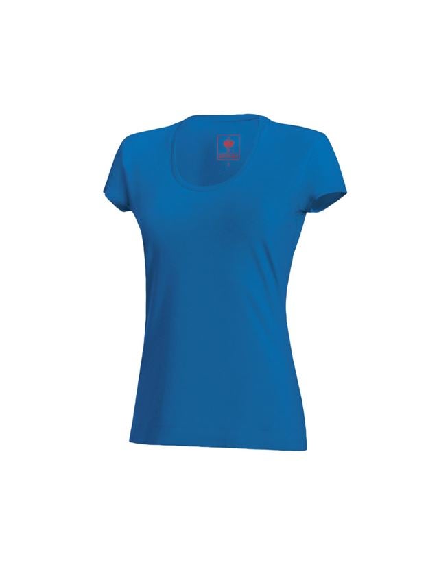 Shirts, Pullover & more: e.s. T-shirt cotton stretch, ladies' + gentian blue 3