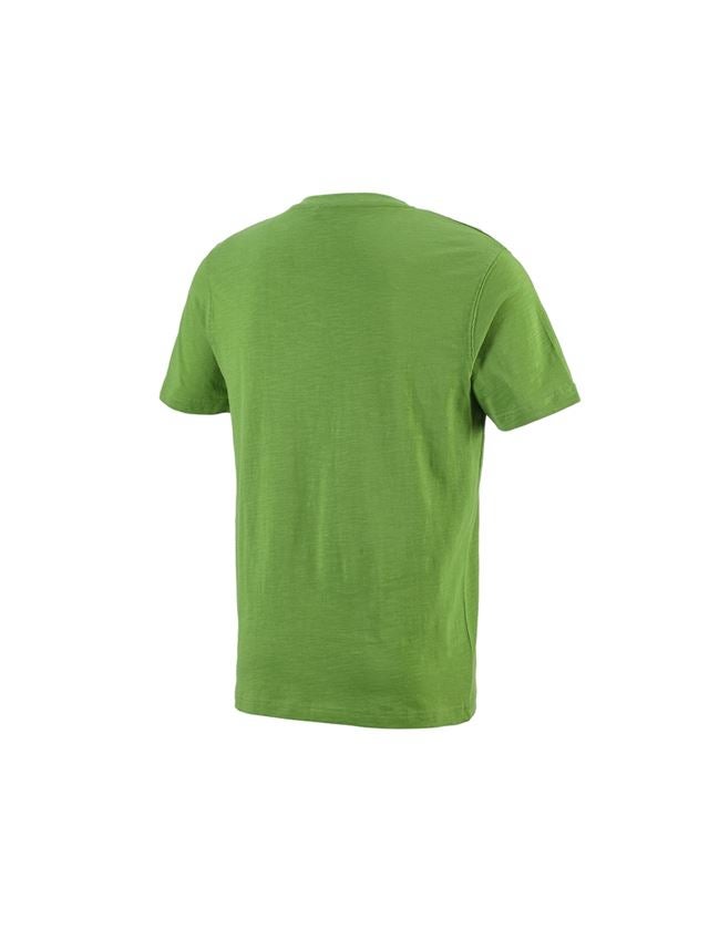 Shirts, Pullover & more: e.s. T-shirt cotton slub V-Neck + sea green 1