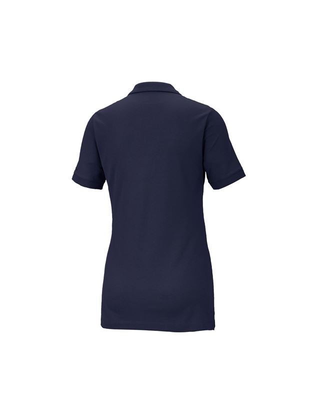 Shirts, Pullover & more: e.s. Pique-Polo cotton stretch, ladies' + navy 2