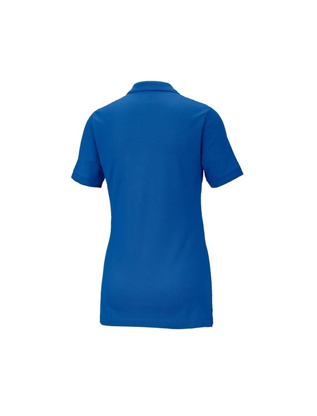 Shirts, Pullover & more: e.s. Pique-Polo cotton stretch, ladies' + gentian blue 2