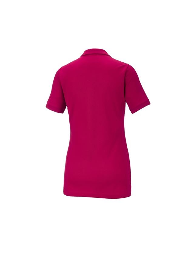Shirts, Pullover & more: e.s. Pique-Polo cotton stretch, ladies' + berry 2