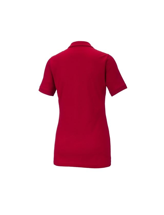 Shirts, Pullover & more: e.s. Pique-Polo cotton stretch, ladies' + fiery red 2