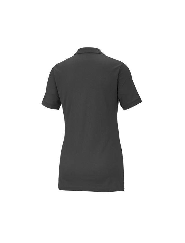 Shirts, Pullover & more: e.s. Pique-Polo cotton stretch, ladies' + anthracite 2