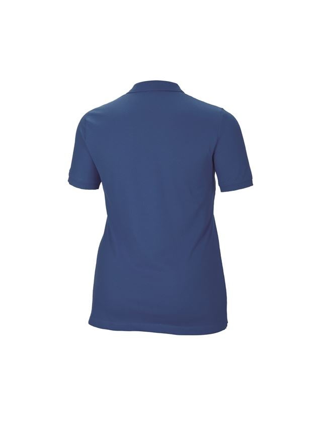 Shirts, Pullover & more: e.s. Pique-Polo cotton stretch, ladies', plus fit + cobalt 2