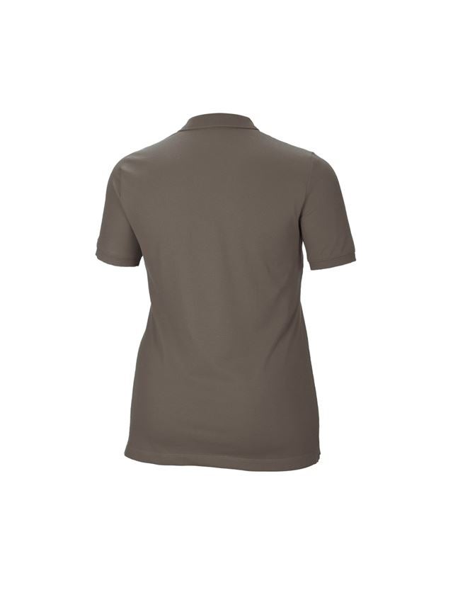 Shirts, Pullover & more: e.s. Pique-Polo cotton stretch, ladies', plus fit + stone 2