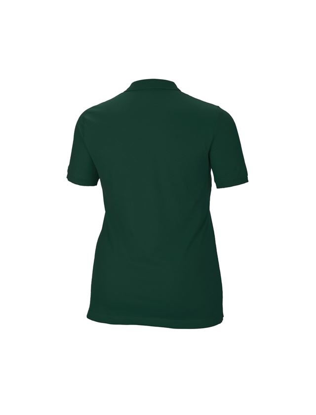Shirts, Pullover & more: e.s. Pique-Polo cotton stretch, ladies', plus fit + green 2