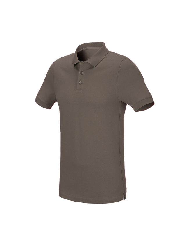 Shirts & Co.: e.s. Piqué-Polo cotton stretch, slim fit + stein 2