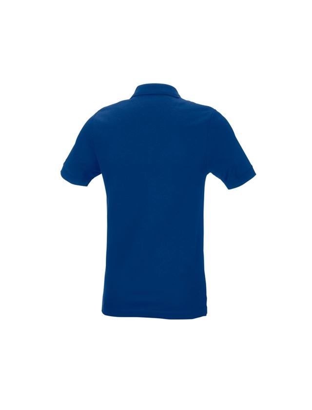 Shirts, Pullover & more: e.s. Pique-Polo cotton stretch, slim fit + royal 2