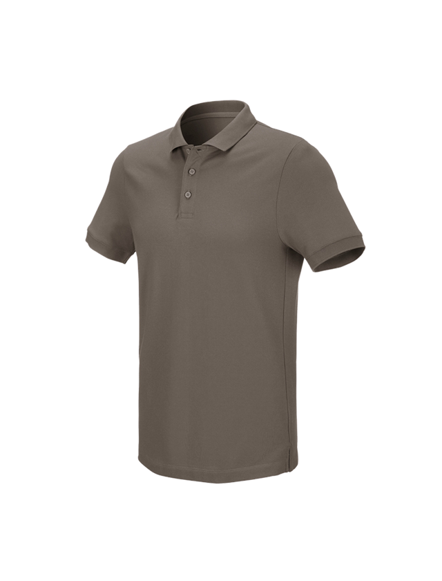 Shirts, Pullover & more: e.s. Pique-Polo cotton stretch + stone 1