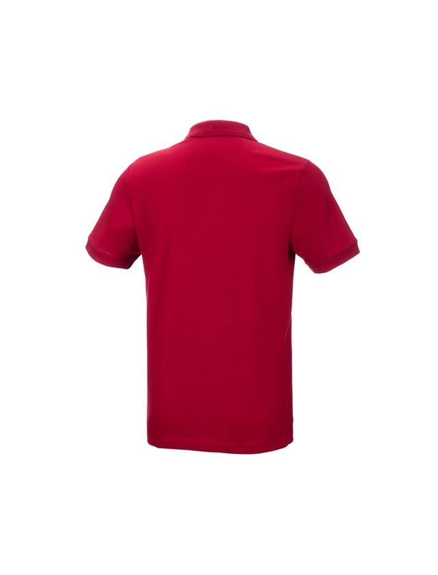 Shirts, Pullover & more: e.s. Pique-Polo cotton stretch + fiery red 2