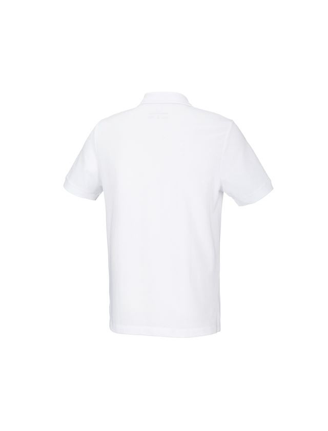 Shirts, Pullover & more: e.s. Pique-Polo cotton stretch + white 2