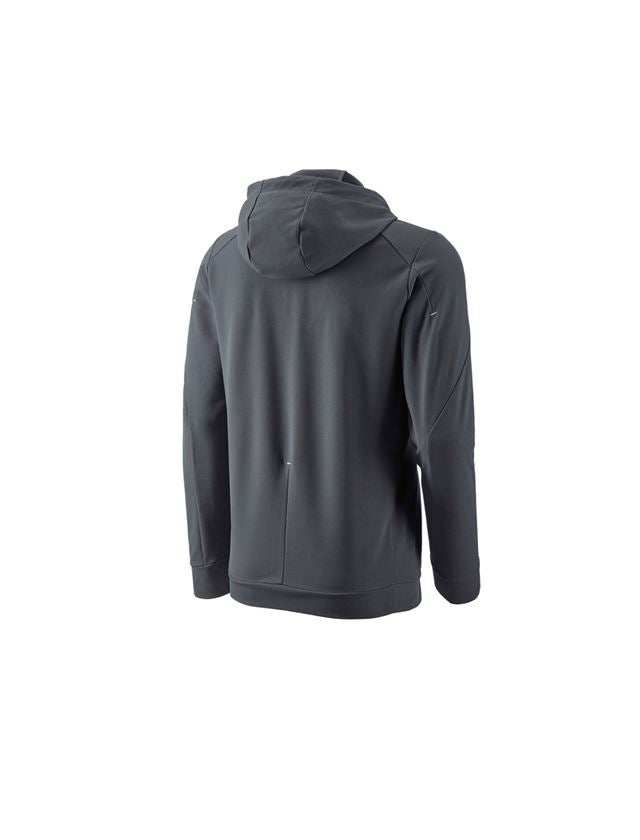 Shirts, Pullover & more: e.s. Functional hoody-longsleeve UV + anthracite/platinum 1