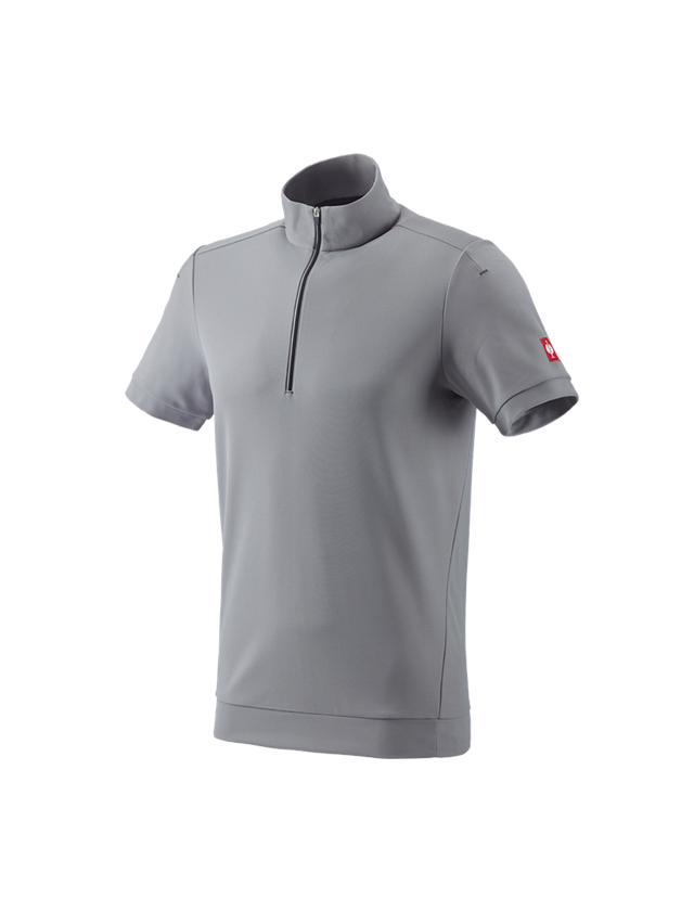 Shirts, Pullover & more: e.s. Functional ZIP t-shirt UV + platinum/anthracite