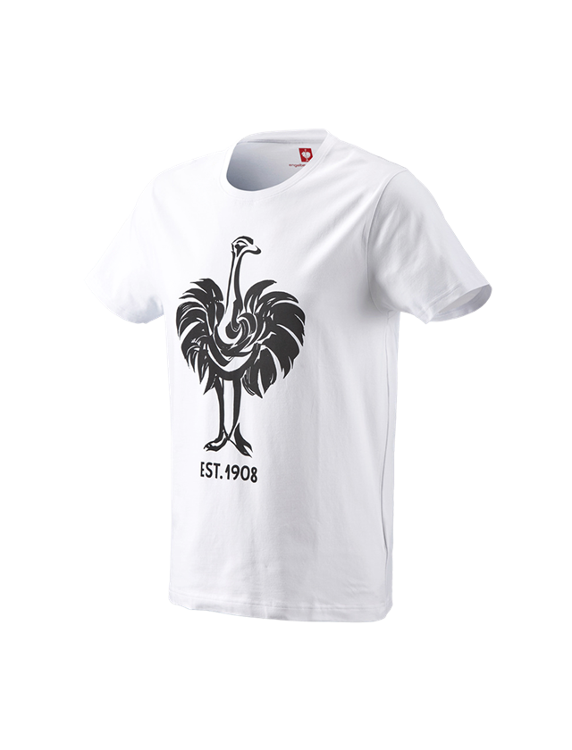 Galabau / Forst- und Landwirtschaft: e.s. T-Shirt 1908 + weiß/schwarz