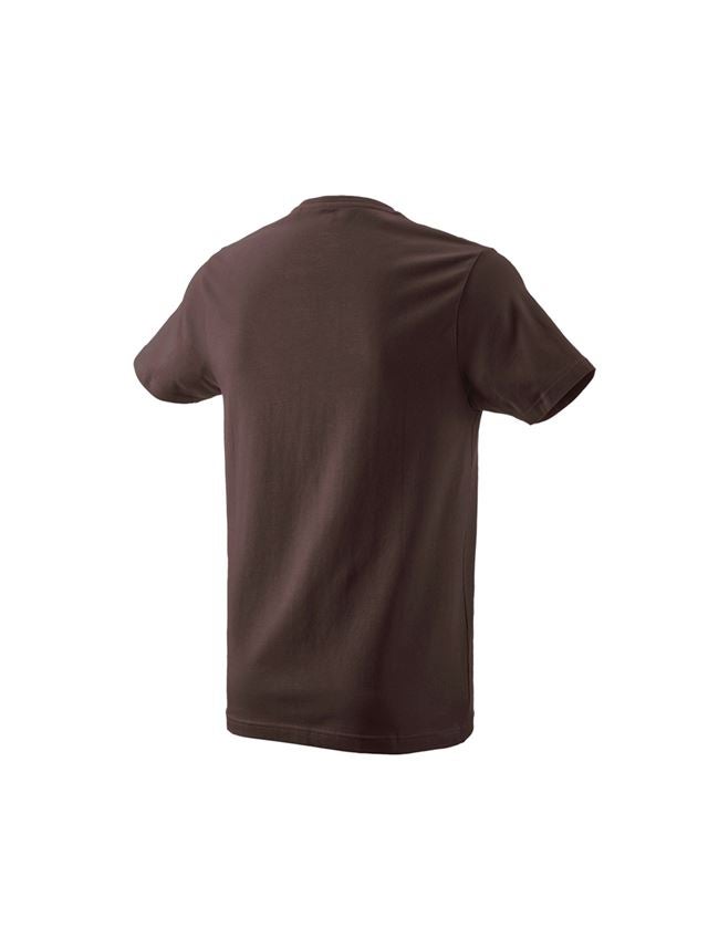 Shirts, Pullover & more: e.s. T-shirt 1908 + chestnut/white 1