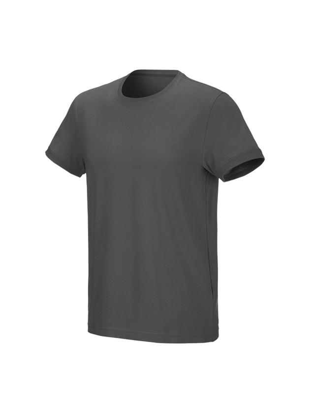 Shirts, Pullover & more: e.s. T-shirt cotton stretch + anthracite 3