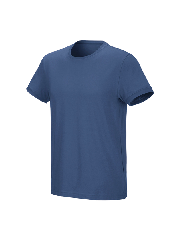 Shirts, Pullover & more: e.s. T-shirt cotton stretch + cobalt 1